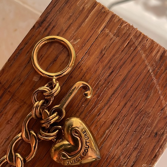 Juicy couture, charm bracelet with a gold and diamond heart - Picture 5 of 5